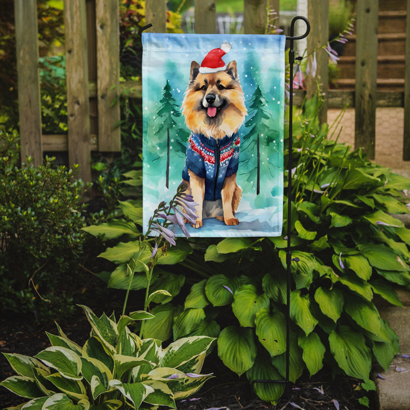 Double Sided Polyester Christmas, 15.5'' H x 11.25'' W