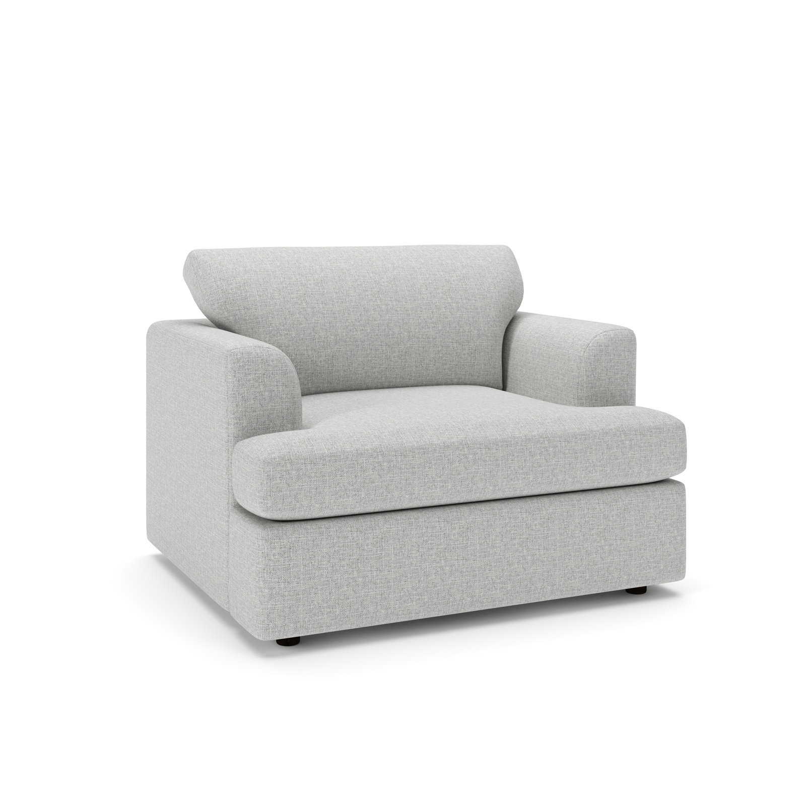 Brooks Upholstered Armchair, Turbo Ash