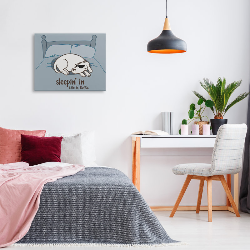  «Sleeping In Dog» par LIR, H 24 po x l 30 po