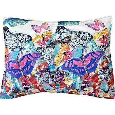 Greenland Home Fasions Mariposa Multi Standard Sham, 20x26