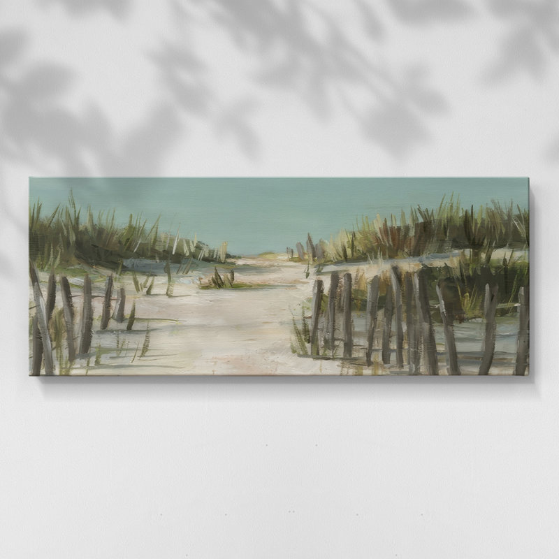 Warm Dunes II- Gallery Wrapped Canvas -Ready to Hang, 12" H x 30" W