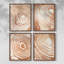 «Sandstone Peel II», 4 pièces sur papier-740994902-740994900