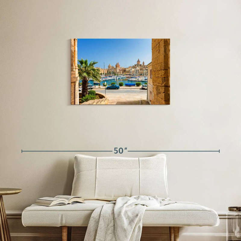Gillard Street à Senglea Marina, H 20 po x l 30 po