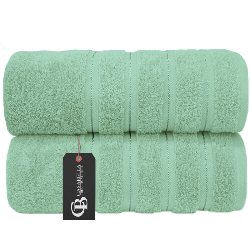 Casabella Luxury Jumbo Bath Sheet, Seafoam