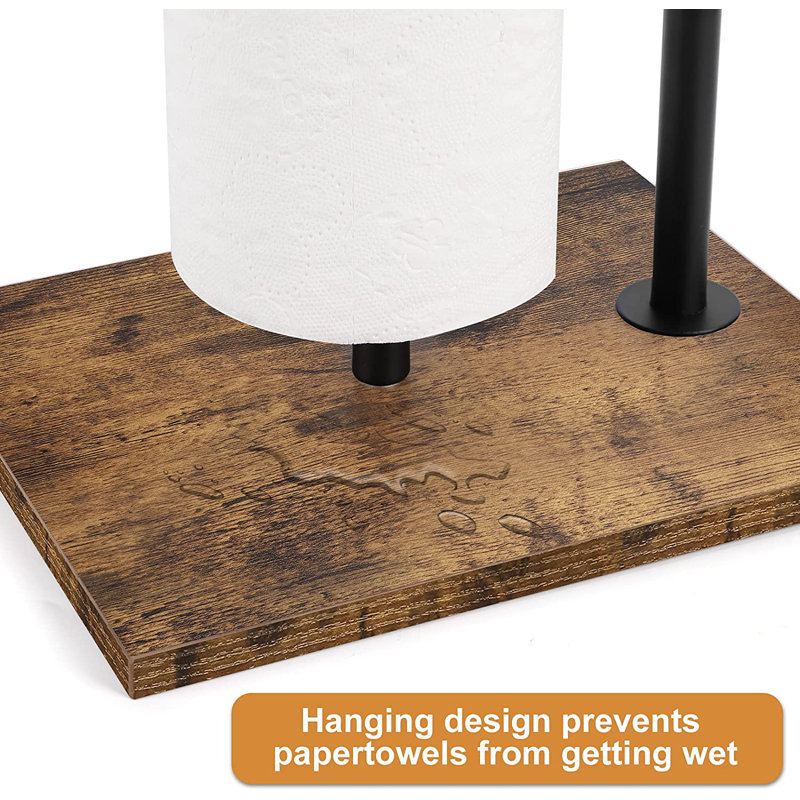 Porte-papier hygiénique sur pied avec panier