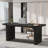 Girace 62.99'' W Modern Simple Executive Computer Desk with Engineered Wood Top and Legs-1508389431
