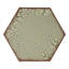 Tables d'appoint, fer antique, motif complexe, sans assemblage, P 14,67 po X l 12,69 po H 22,18 po, 9,93 lb, de deux tables d'assemblage nécessaires, ornement, 2