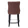 Domenick Upholstered Counter Stool with Solid Wood Frame