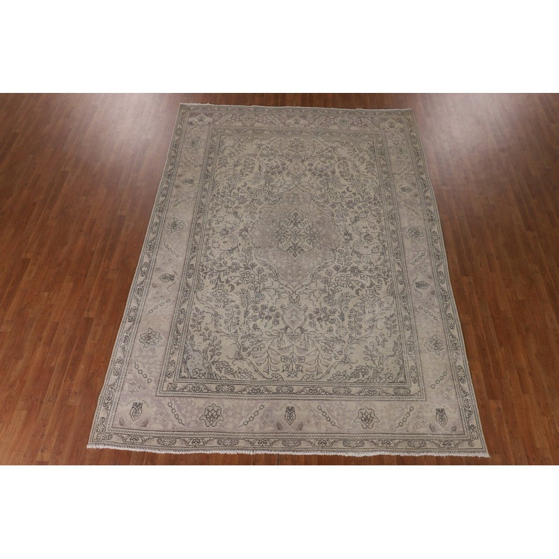 Distressed Traditional Area Rug 8x11