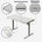 Kishon Adjustable Metal Base Standing Desk