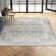 Weldon Machine Washable Oriental Blue/Ivory Area Rug