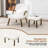 Modern Corduroy Lounge Chair, Accent Chair With Footstool And Solid Wood Legs-164177298