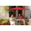Parasol de patio pour table avec parasol inclinable / manivelle
