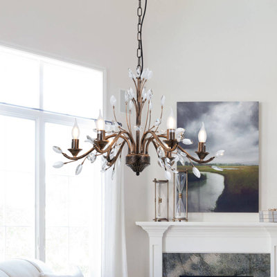 6 - Light Dimmable Classic / Traditional Chandelier