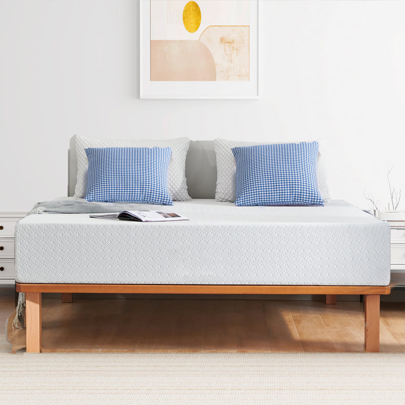 Matelas en mousse à mémoire de forme moyenne 8 po Alwyn Home Barrentine, Très grand lit simple - 39 po x 80 po