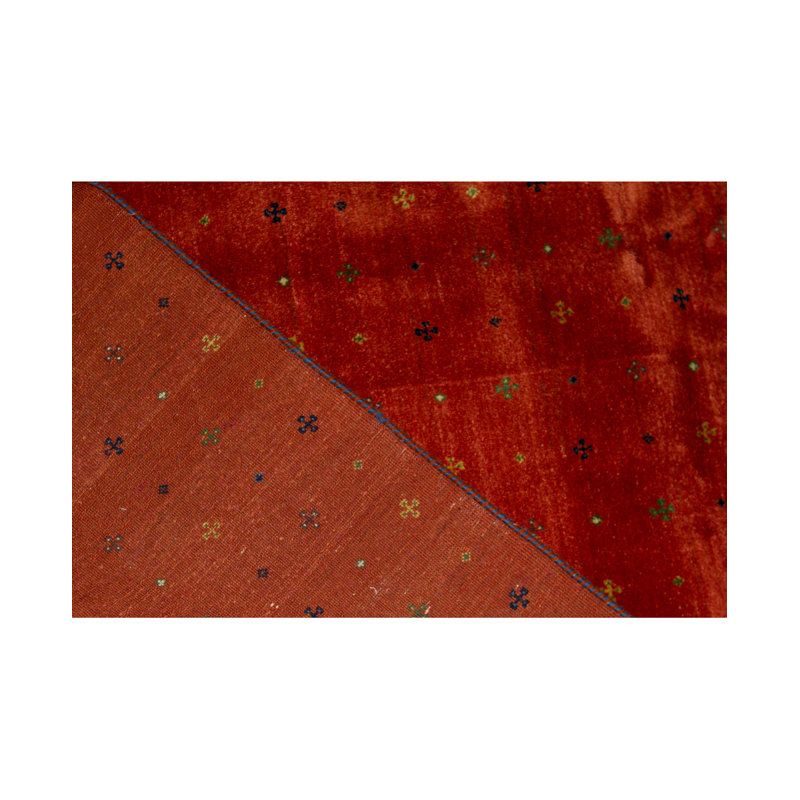 Tapis rouille de haute qualité noué à la main