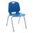 Cleorand Academic Series 18" Stacking Classroom Chairs (Set of 4)-2018103289