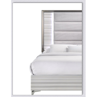 Grand lit Star blanc avec DEL