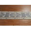 Tapis de couloir bleu indien fait à la main Oushak 3 x 8