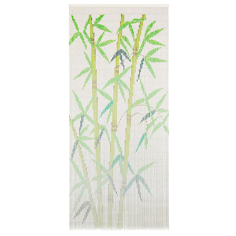 vidaXL Insect Door Curtain Bamboo 35.4"x78.7", Bamboo, 35.43" W x 78.74" L