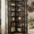78.7-Inch Tall 7-Tier Industrial Corner Bookshelf With Smart Space-Saving Design And Heavy-Duty Storage Capacity.