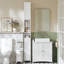 Tall Bathroom Cabinet, Slim Bathroom Storage Cabinet, Freestanding Narrow Storage Unit With Adjustable Shelves, Drawer, Open Compartments, For Small Spaces, Modern-1263341552