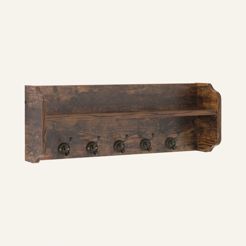 Page Utility Wall Shelf, Brown