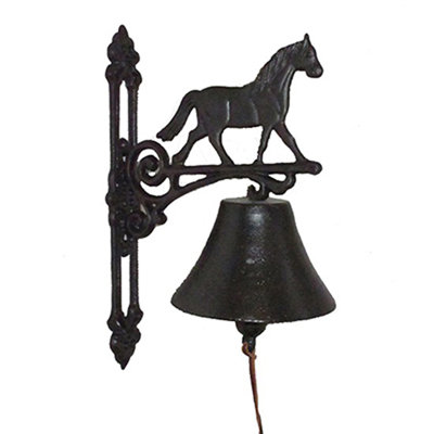 Cloche suspendue cheval sonnette