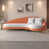 Orange / gris clair