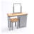 Mielke Dressing Table with Mirror-1511091084