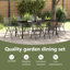 6 - Person Patio Dining Set Rectangular Table