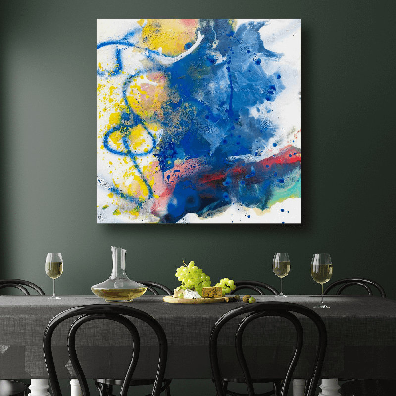 Citrine Print by John Beard, 40" H x 40" W x 1.5" D, Unframed Canvas