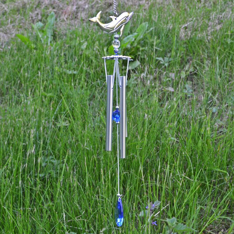 Drozd Dolphin Weather Resistant Metal Garden Statue