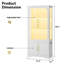 Vitrine moderne avec éclairage intelligent-116233887