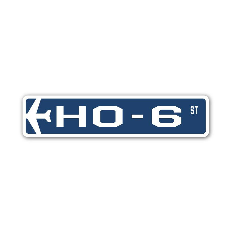 Plaque de rue Banda HO-6 Air Force, H 6 po x l 24 po x P 1 po