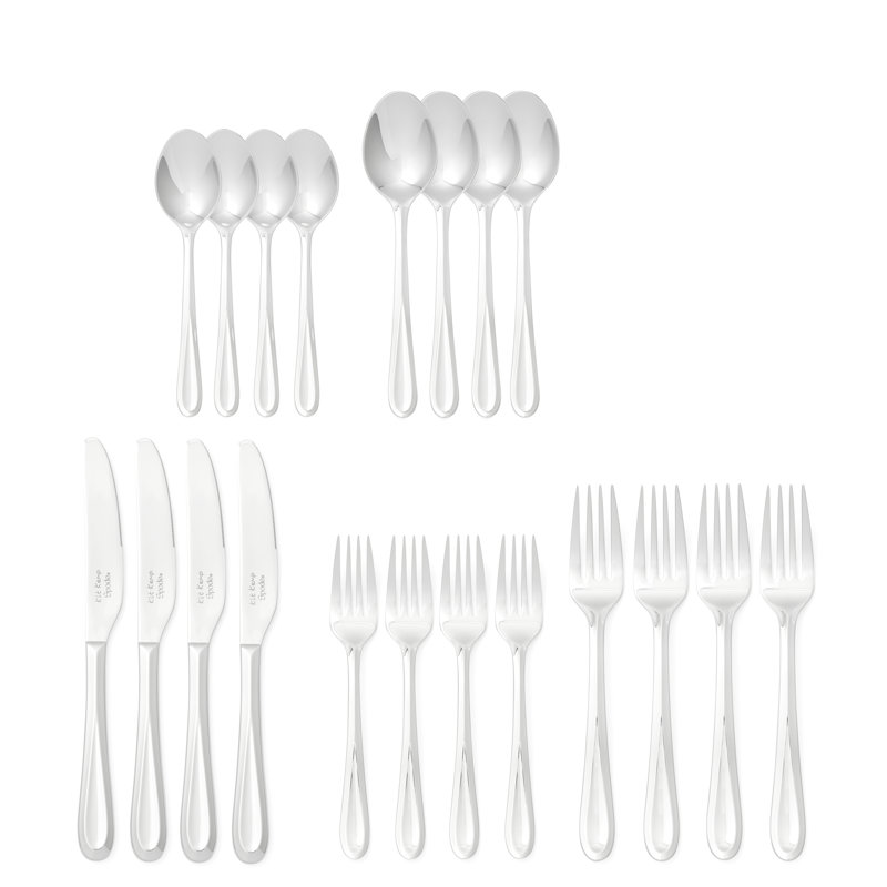 Kit Kemp, Cutlery - 20 Piece Set Scoop, Service for 4