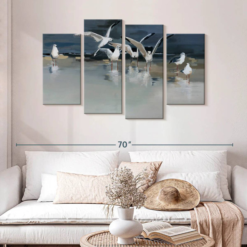 Brampt Seagulls Serenity, H 32 po x l 52 po
