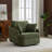 Upholstered Swivel Chair With 2 Side Pillows-213770557