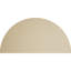 Demi-rond signature fronton en uréthane, brun clair apprêté-103268802-113057099-113221389