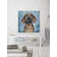 « attentive dog » par parvez taj,-reproduction d’art sur toile tendue-970218773