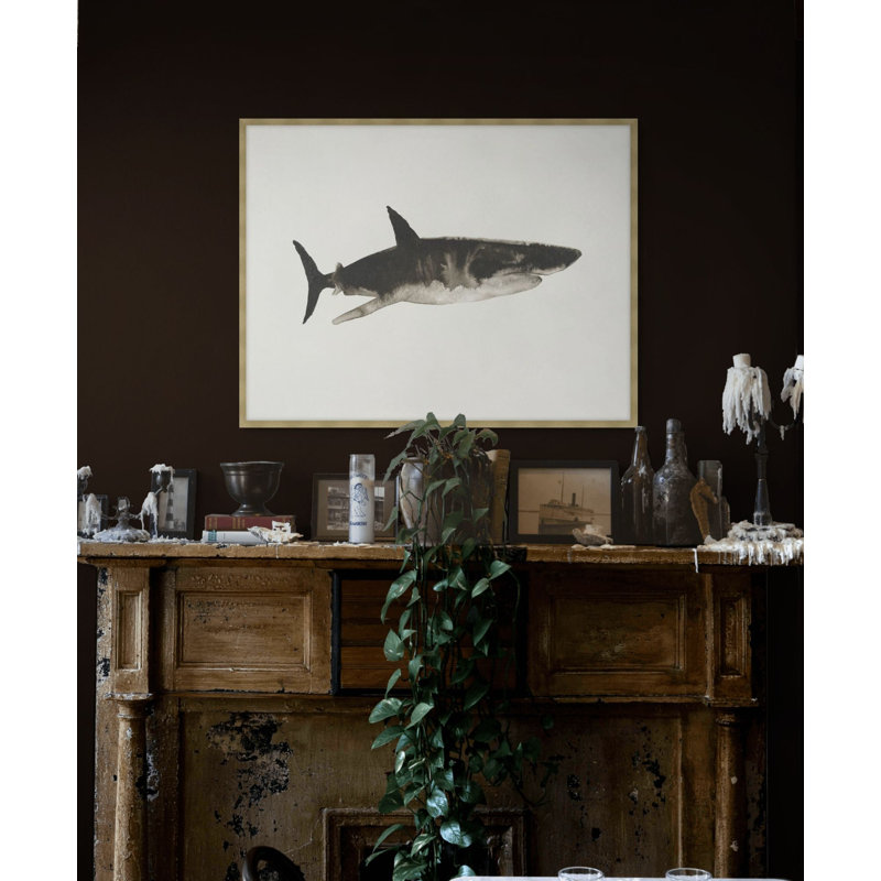 Ocean Creatures 6 Print by Kim Kimbro, 15.54" H x 19.54" W