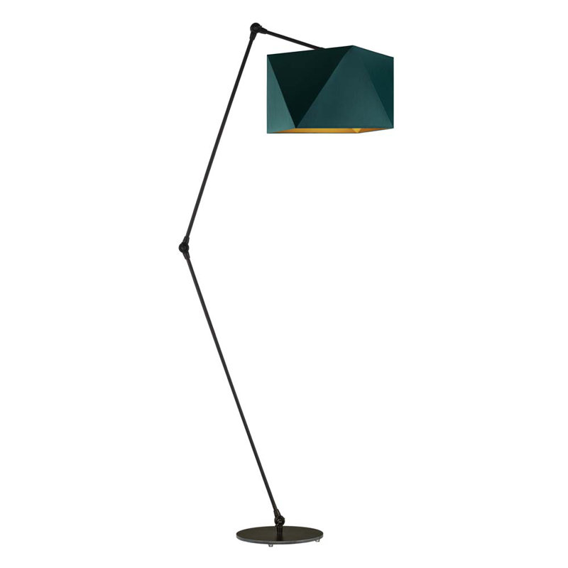 Turnbow 177cm Task Floor Lamp, Green, Grey