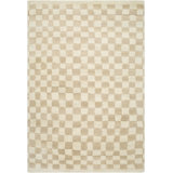 Damier Wool Checkered Area Rug