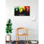 «Bob Marley 3 faces, smoking - non encadrée», impression sur papier