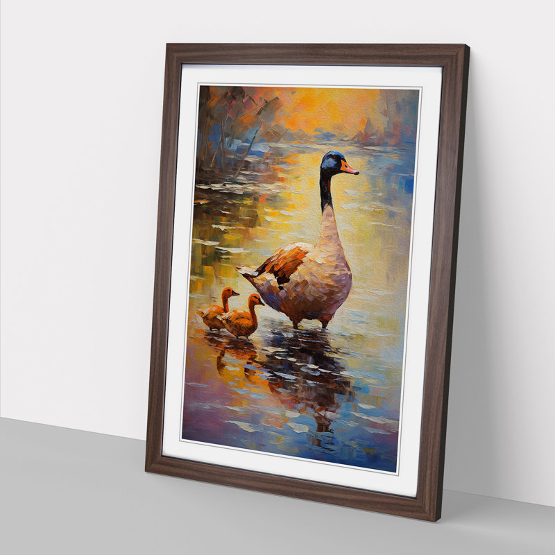 Goose Impressionism No.3 - Framed Print