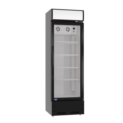 KICHKING 21.7'' Commercial Display Fridge with Glass Door, 8 Cu.ft, with Adjustable Shelves — FIN-0020052 | Fridge.com