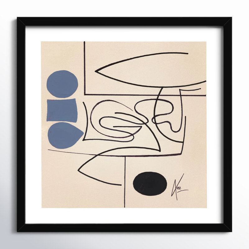 Reflection 2 by Lee Lessem, Black, 16" H x 16" W x 1.25" D