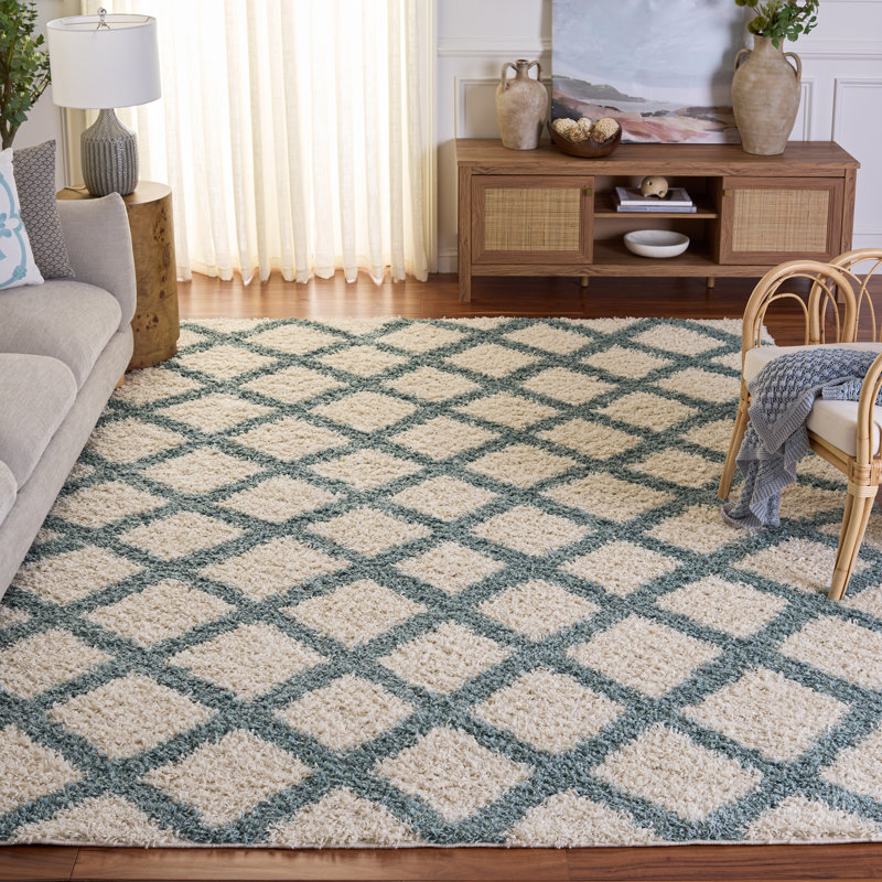 Tapis à poils longs Skyleen, Rectangle 8 pi x 10 pi