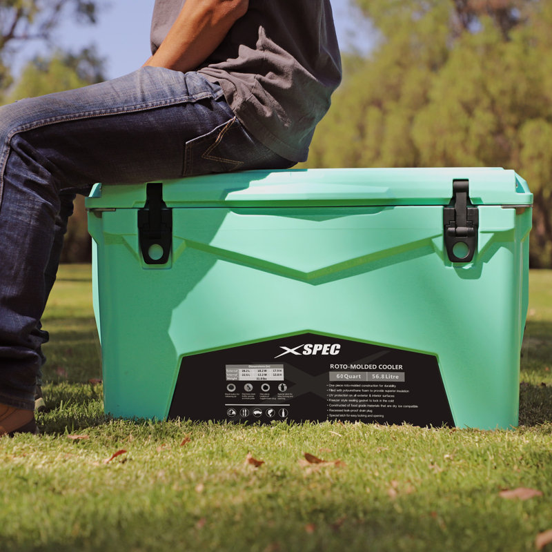 Xspec 60 Quart Seafoam Roto-Molded High Performance Cooler