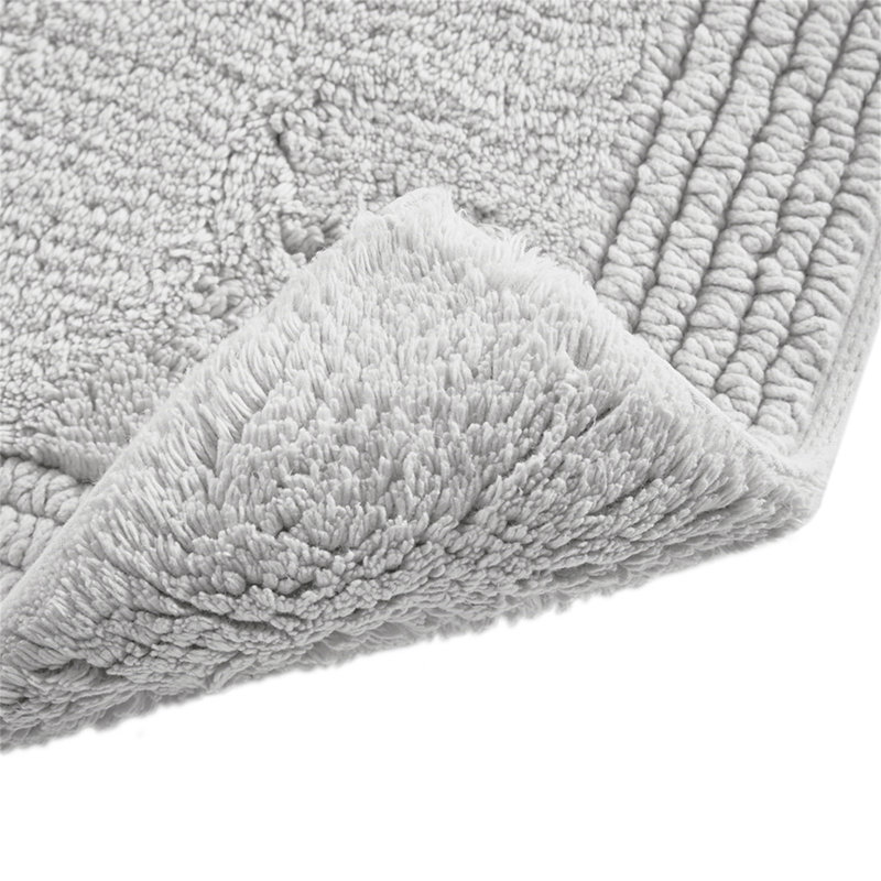 Tapis de bain réversible 100% coton touffeté 3000 g / m² gris, Tapis de couloir 2 pi x 6 pi